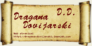 Dragana Dovijarski vizit kartica